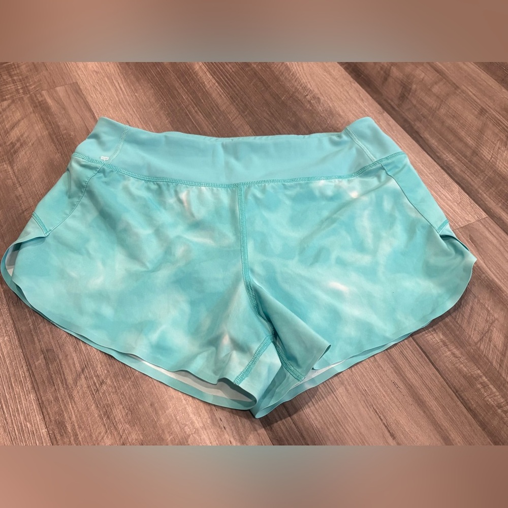 Athleta Turquoise Athletic Shorts Size Small